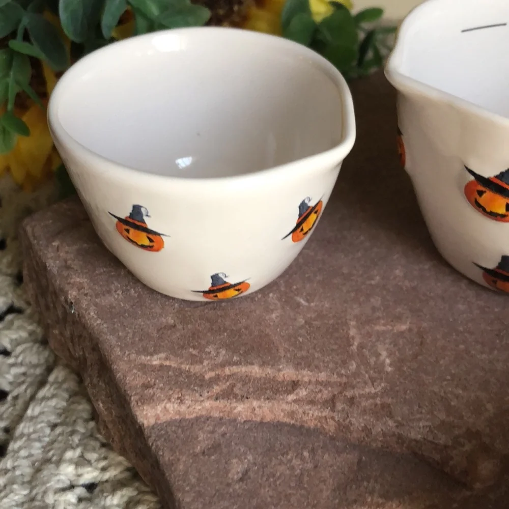 Rae Dunn Halloween Jack O Lantern Measuring Cups